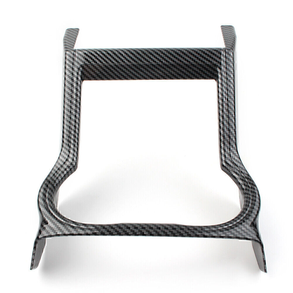 Carbon Fiber Inner Water Cup Holder Frame Cover Trim Fit for Subaru Forester 2019 20