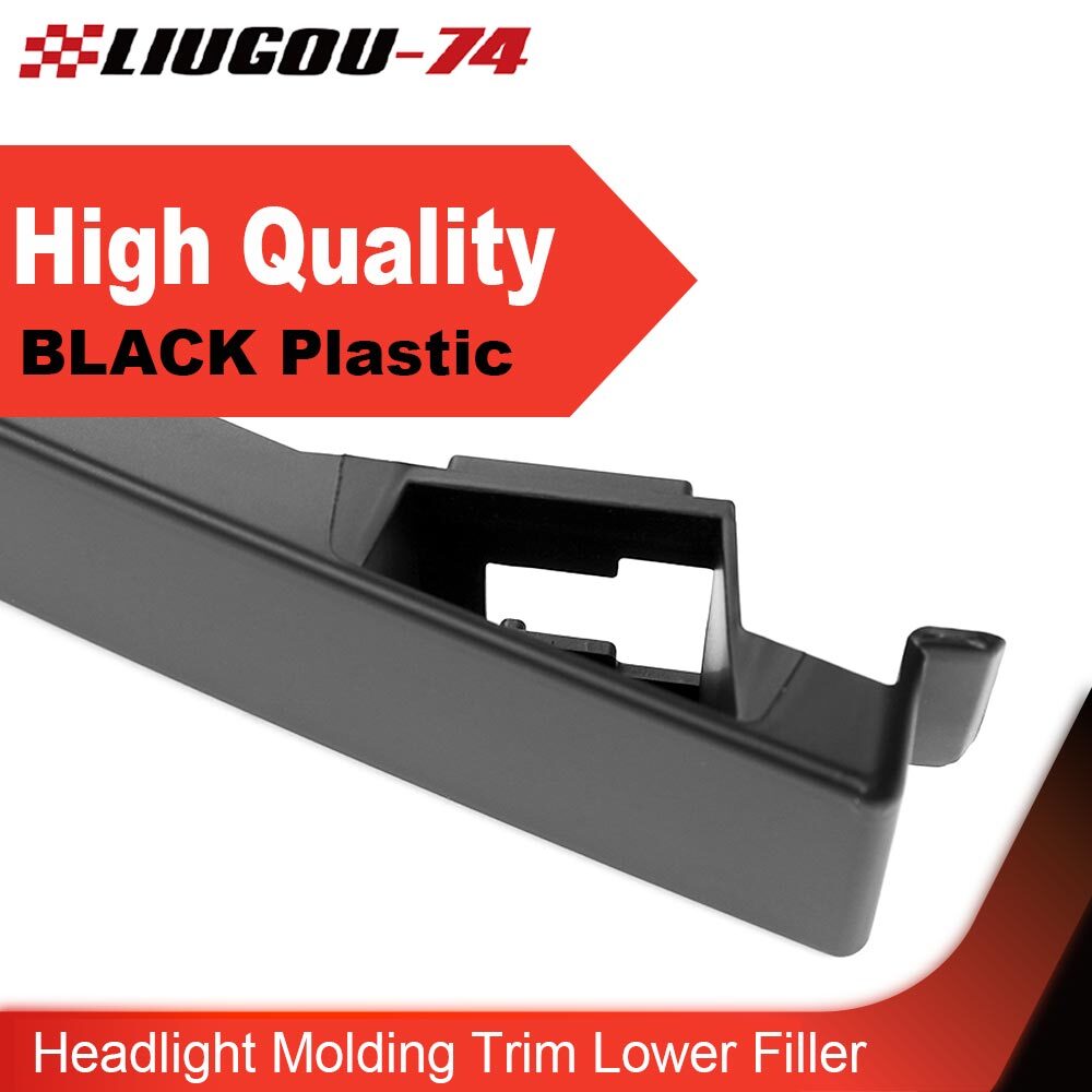 1 pair of underfill material for the headlight molding trim of for Nissan 04-15 Titan Armada QX56