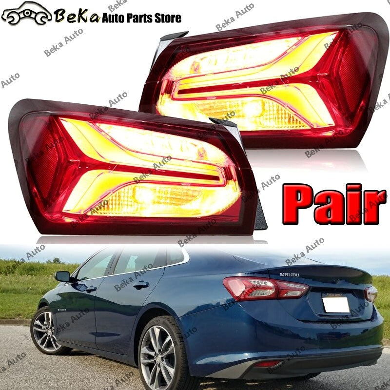 Pair for Chevrolet Malibu XL 2019-2021 LHRH outside Rear Tail Lights Brake Lamp