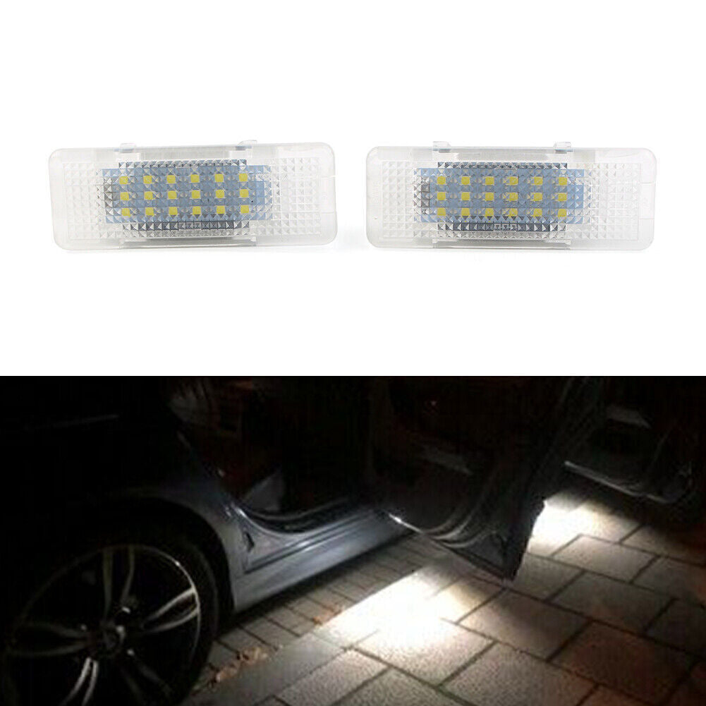 Fit for BMW E53 X5 E39 Z8 E52 White Car Lamps 2x Canbus Led Door Courtesy Light Lamp