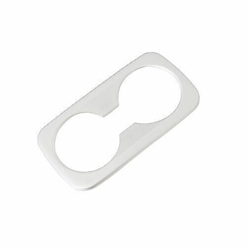 Rear Water Cup Holder Panel Cover Trim Fit for Kia Sportage 2017-20 Matte Silver