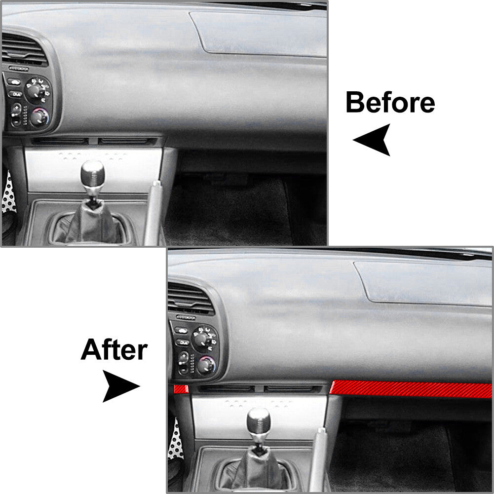 LHD Center Console Dashboard Strip Cover Trim for Honda S2000 2004-2009