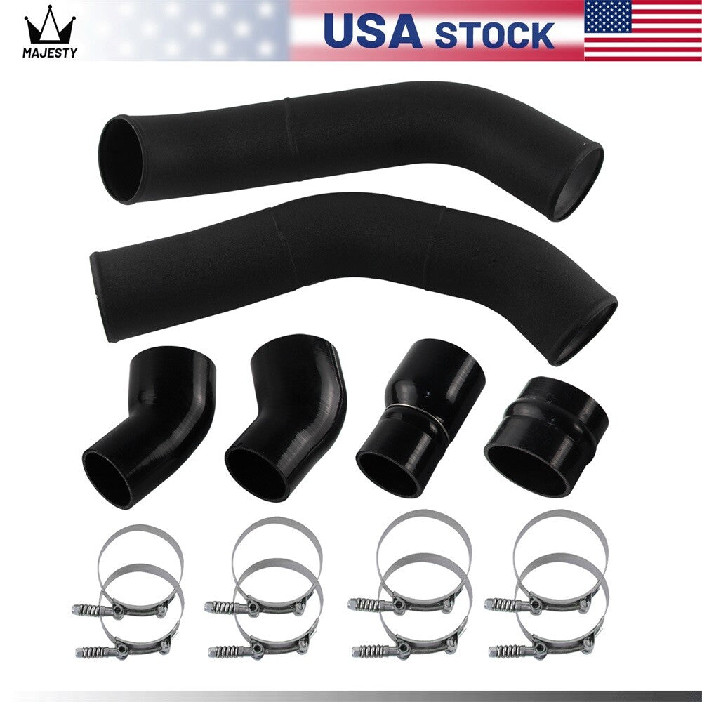 3.5'' Aluminum Black Intercooler Pipes for 2013-2018 for Ram 6.7L Diesel