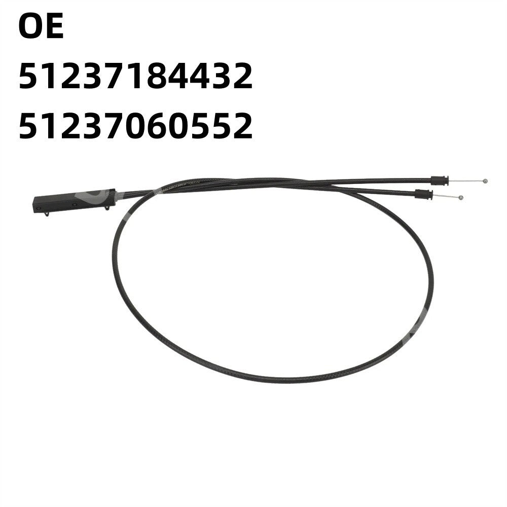 Car Front Hood Release Cable Trim Fit for BMW 328i Base 3.0L L6-Gas 2007-2011