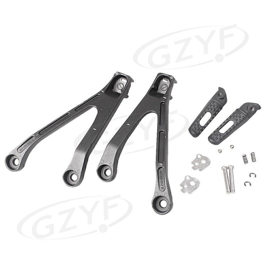 Rider Rear Footrest Foot Pegs Mount Bracket for Honda CBR1000RR 2008-2011 Black