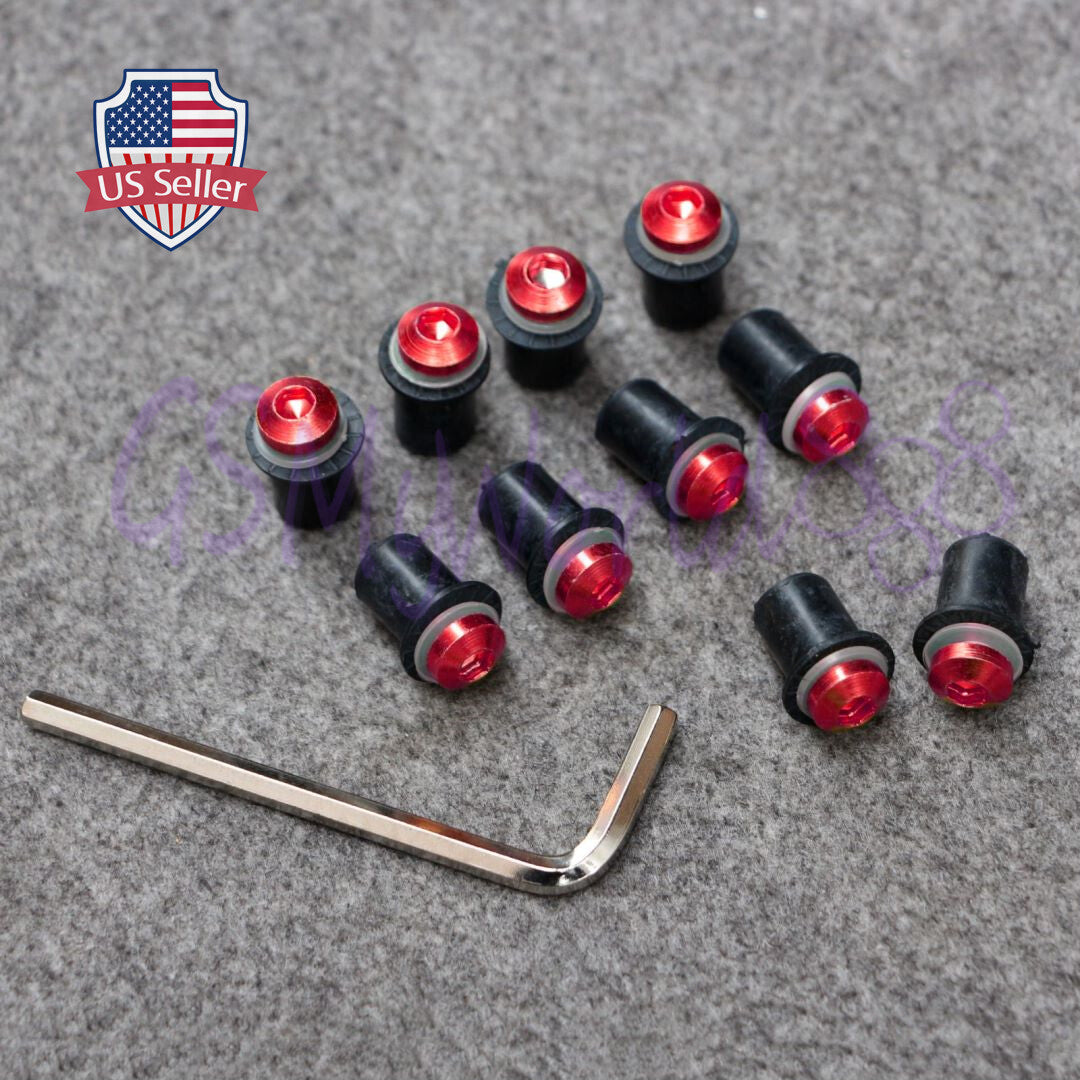 Windscreen Windshield Bolt Screws Fit for Suzuki GSXR600/750/1000/1300 GSX250R