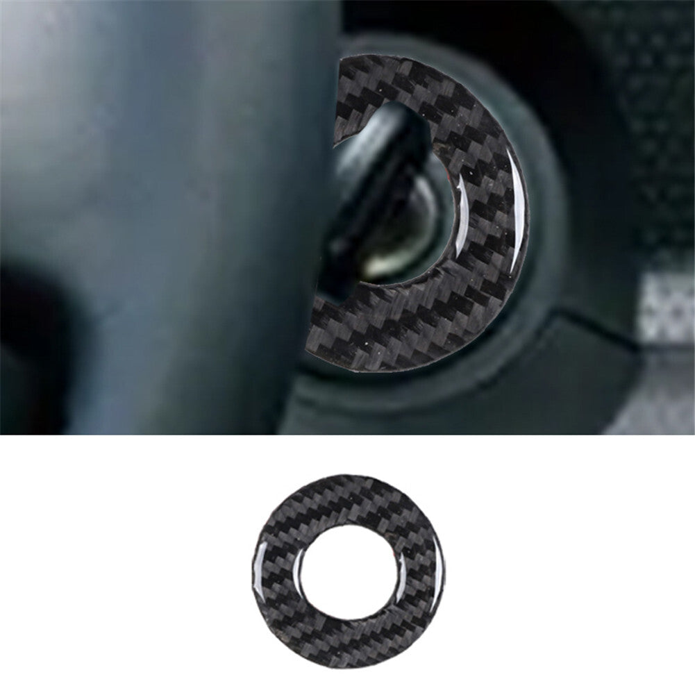 Engine Start Stop Button Trim Panel Carbon Fiber for Toyota FJ Curiser 2007-2021
