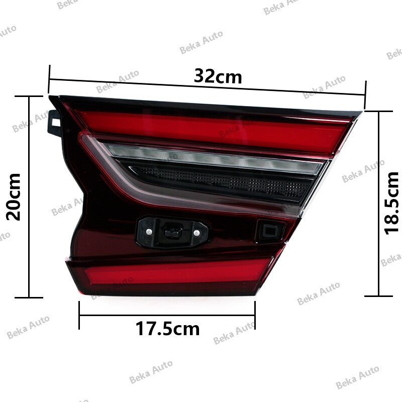 1 piece of right-side LED inner taillight assembly for Honda Accord 10th 2022