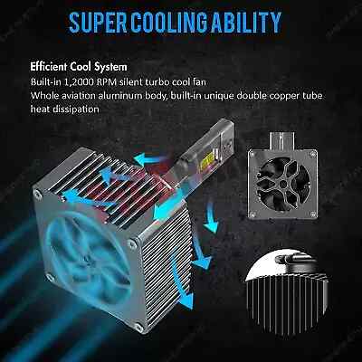 2PCS superbright D2S 40W LED lens bulb with decoded integrated headlights