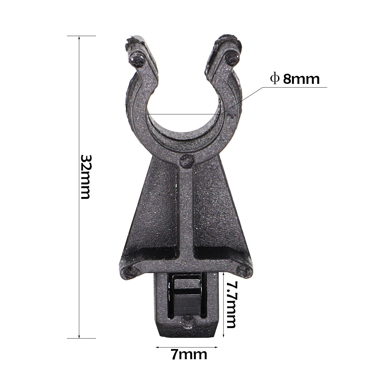 2x Hood Bonnet Prop Rod Support Clamp Clip for NISSAN JUKE Navara D40 Pathfinder