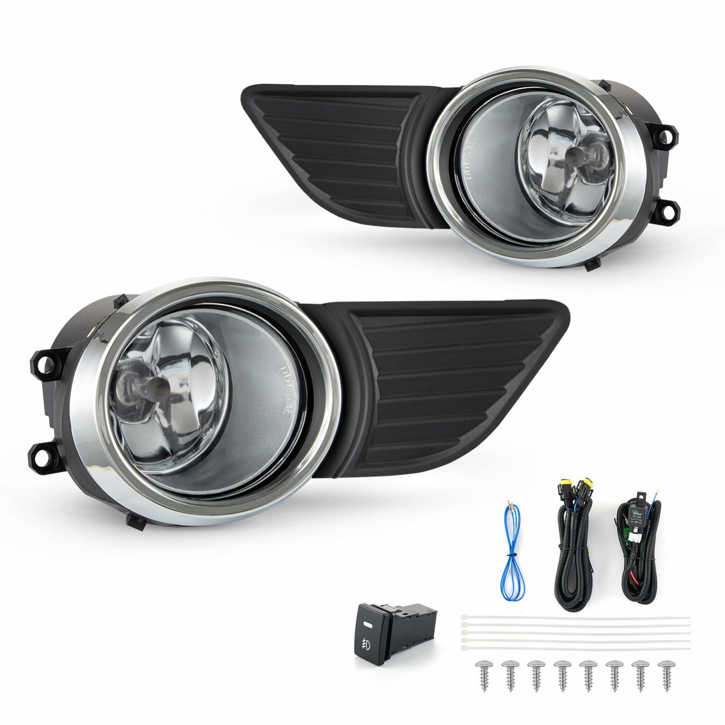 Suitable for 2011-2017 for Toyota for Sienna front bumper fog lights (1 pair, left and right).