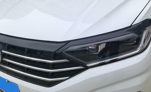 Strip Trim Carbon Fiber Front Engine Hood Grille for Volkswagen for Jetta 2019-2021
