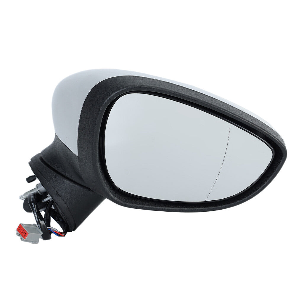 F¨¹r for Ford Fiesta MK7 2013-2017 Rechts Au?enspiegel Manuell Beheizbar Silber