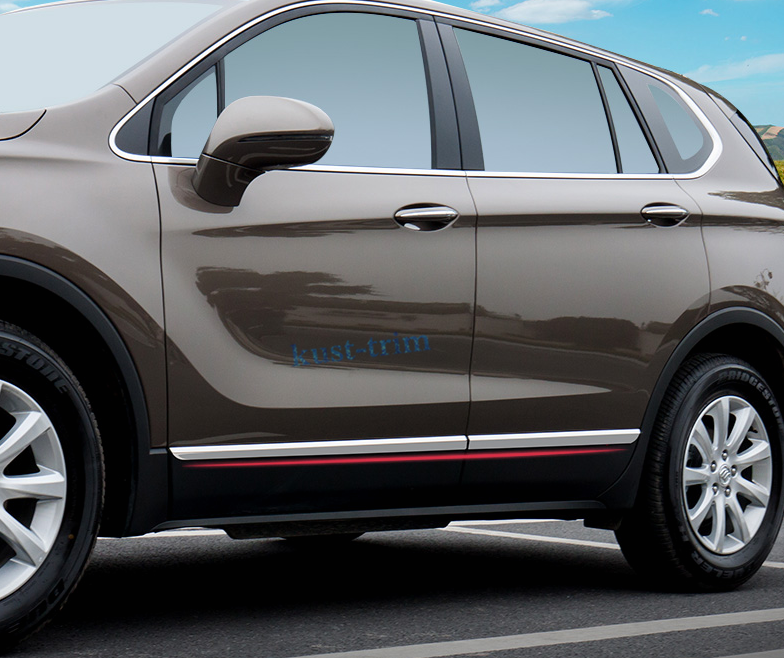Chrome Door Body Side Cover Molding Strips Trim Fit for Buick ENVISION 2016-2020