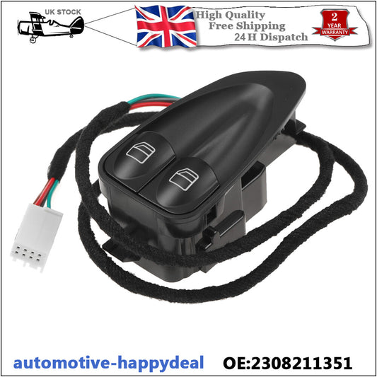 Power Left Door Window Switch for Mercedes-Benz R230 SL SL500 SL550 2308211351
