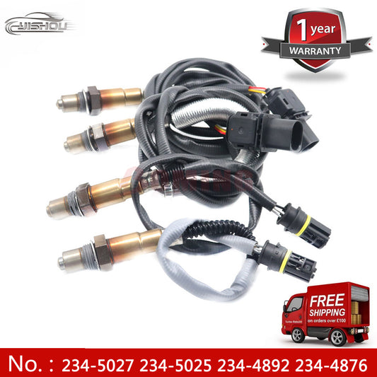 Up+Downstream 4x Oxygen Sensors, new for BMW 535i 2008 - 2010 535xi 3.0L L6 Turbo