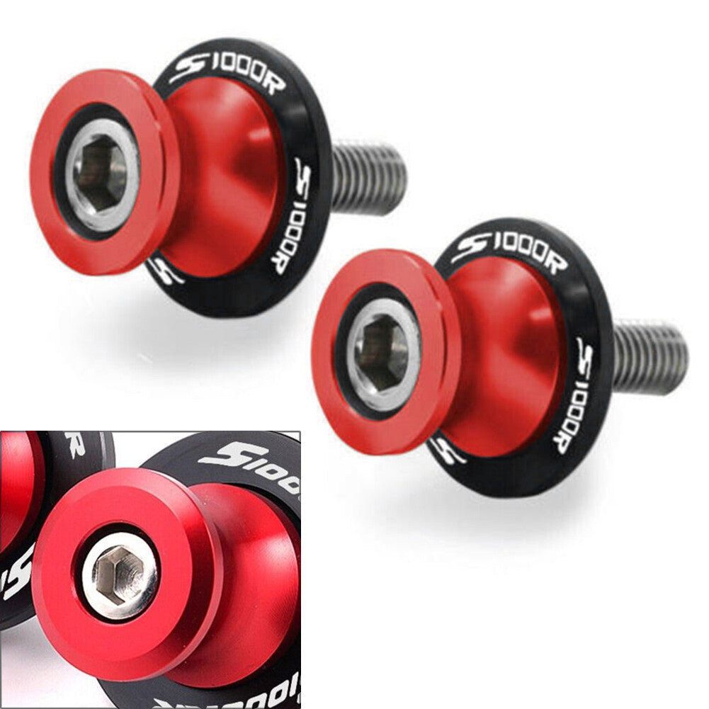 Schwingenspulen Coil Slider St?nderschrauben M8 f¨¹r for BMW S1000R S1000RR 14-18 Rot