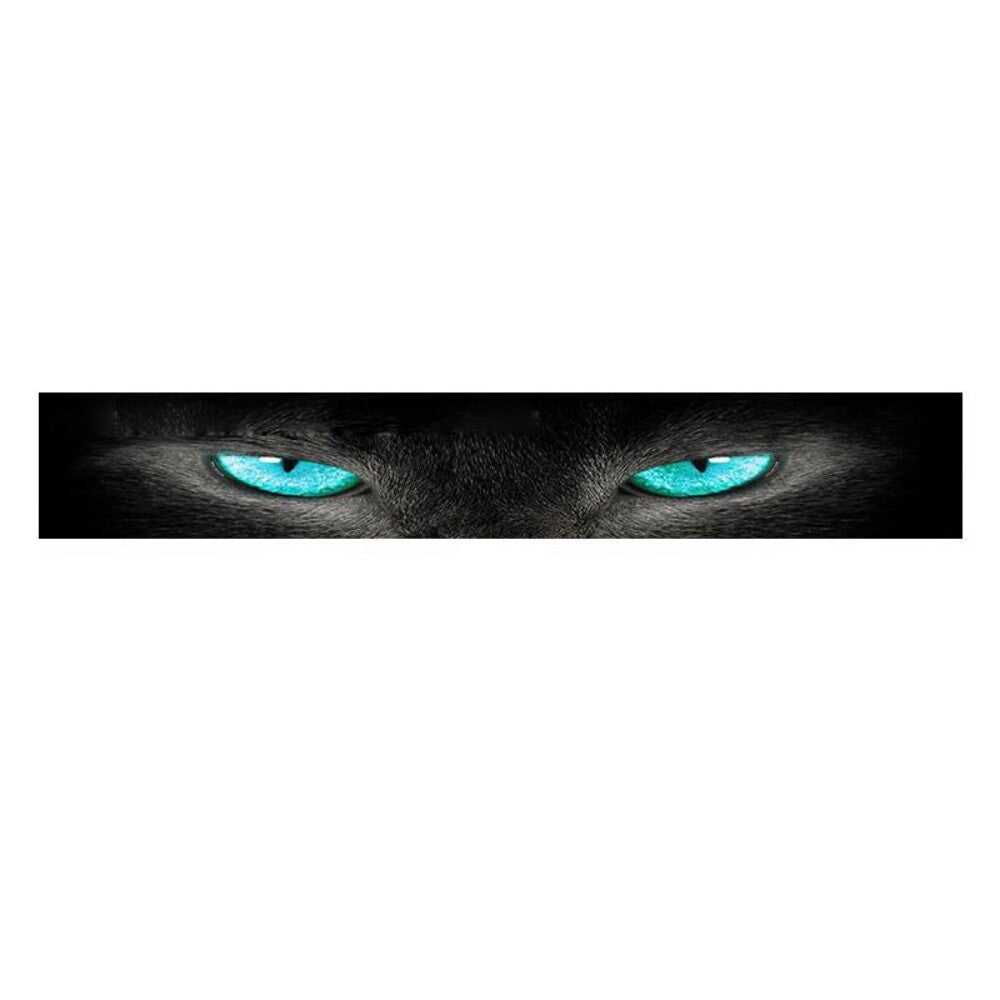 Blue Eyes Windshield Decal Banner Sticker For Front Rear Window DIY Accessories