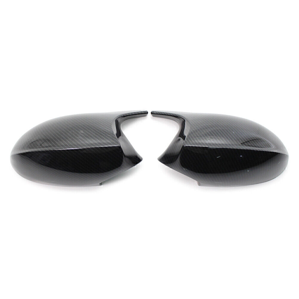Carbon Fiber Pair Rear view mirror cover trim for BMW E90 E91 328i 328xi 335xi