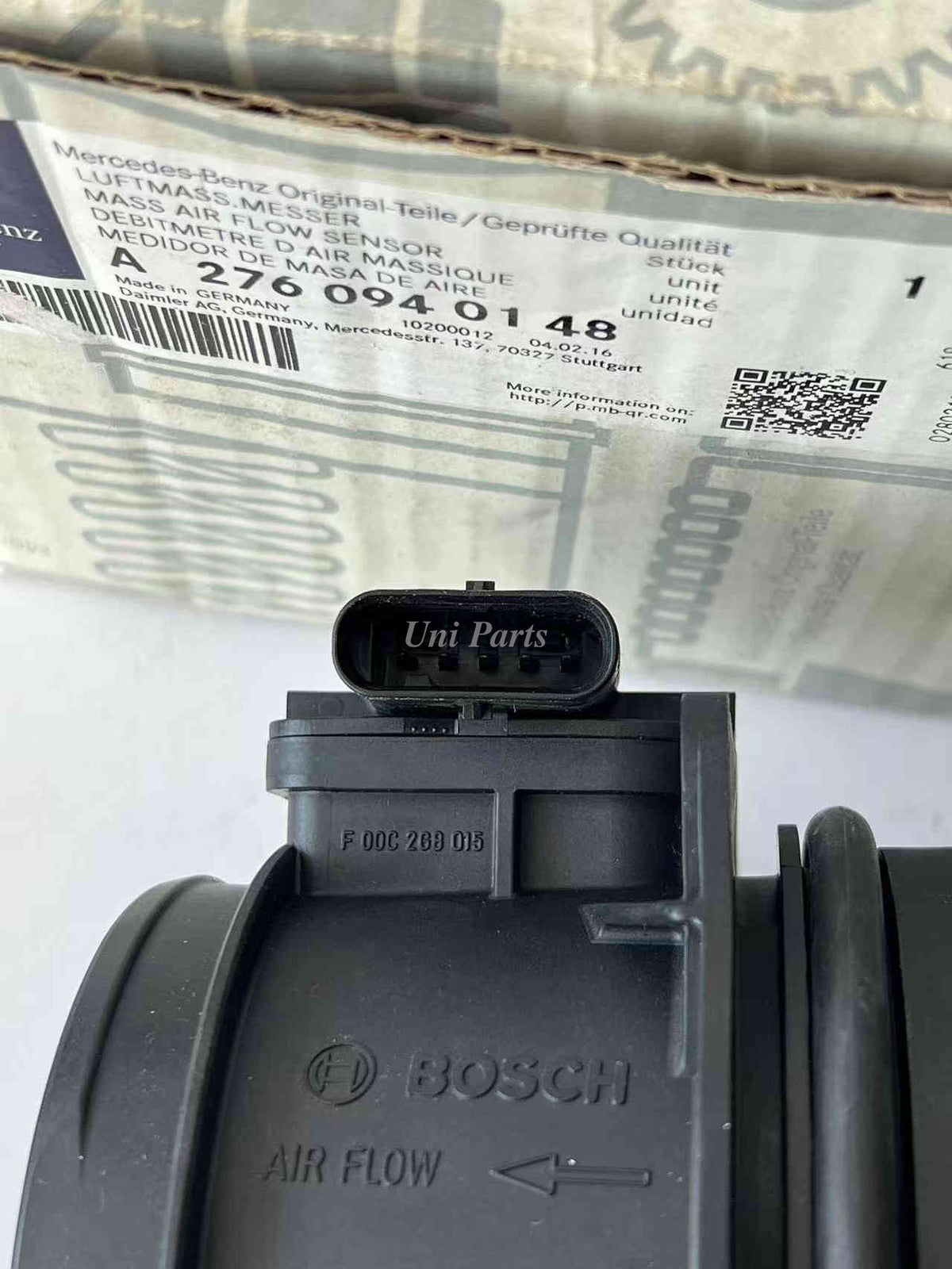 Equipment Manufacturer ( ) 2760940148 Mass airflow sensor suitable for Mercedes C300 E300 E400 GLK350 ML350