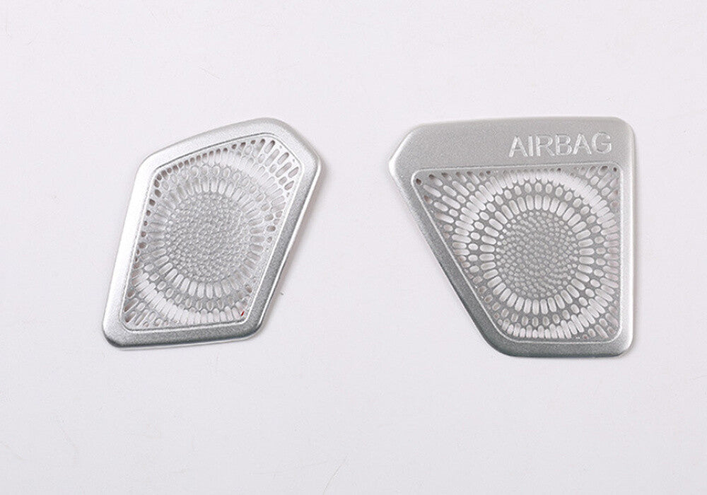 Alloy Silver Dashboard Air Outlet Vent Net Trim for BMW 3 Series G20 G28 2020-22