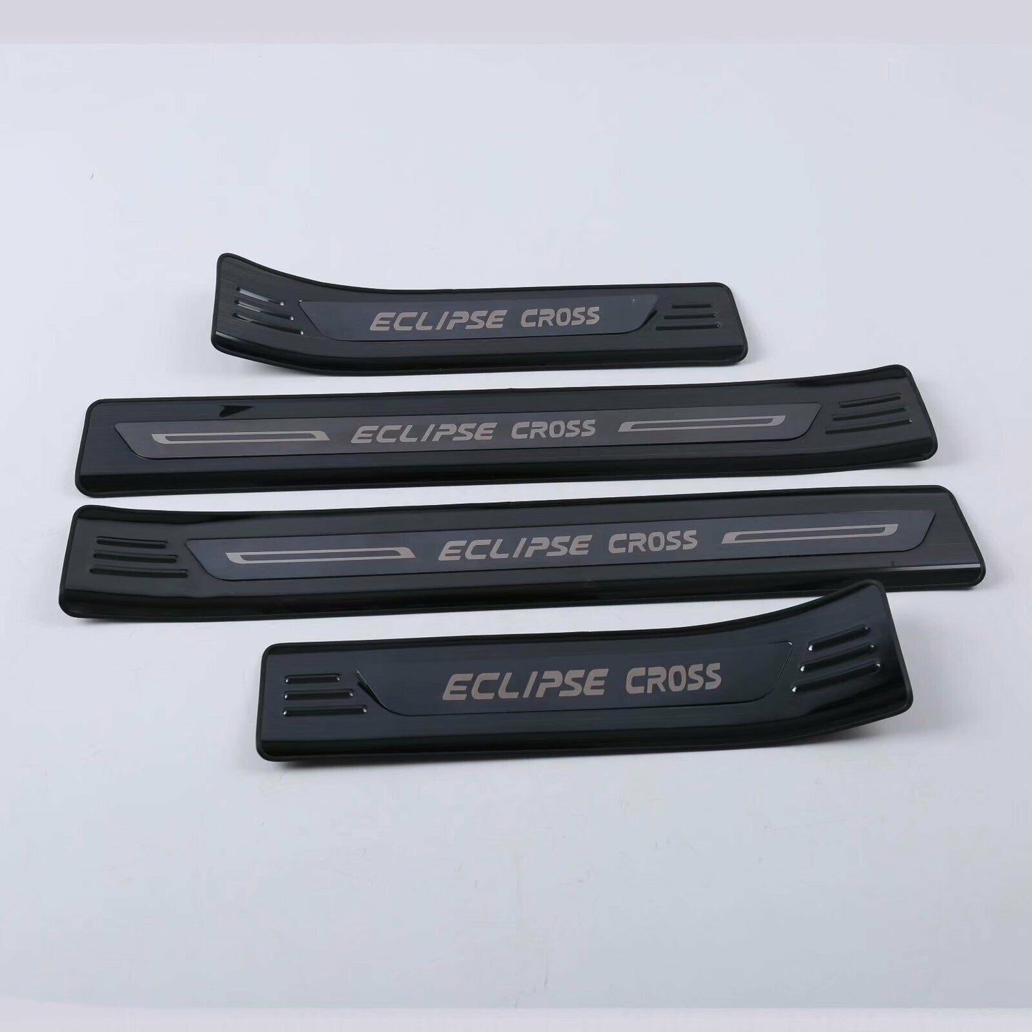 For 2024 for Mitsubishi Eclipse Cross Accessories Steel Black Door Sill Protector