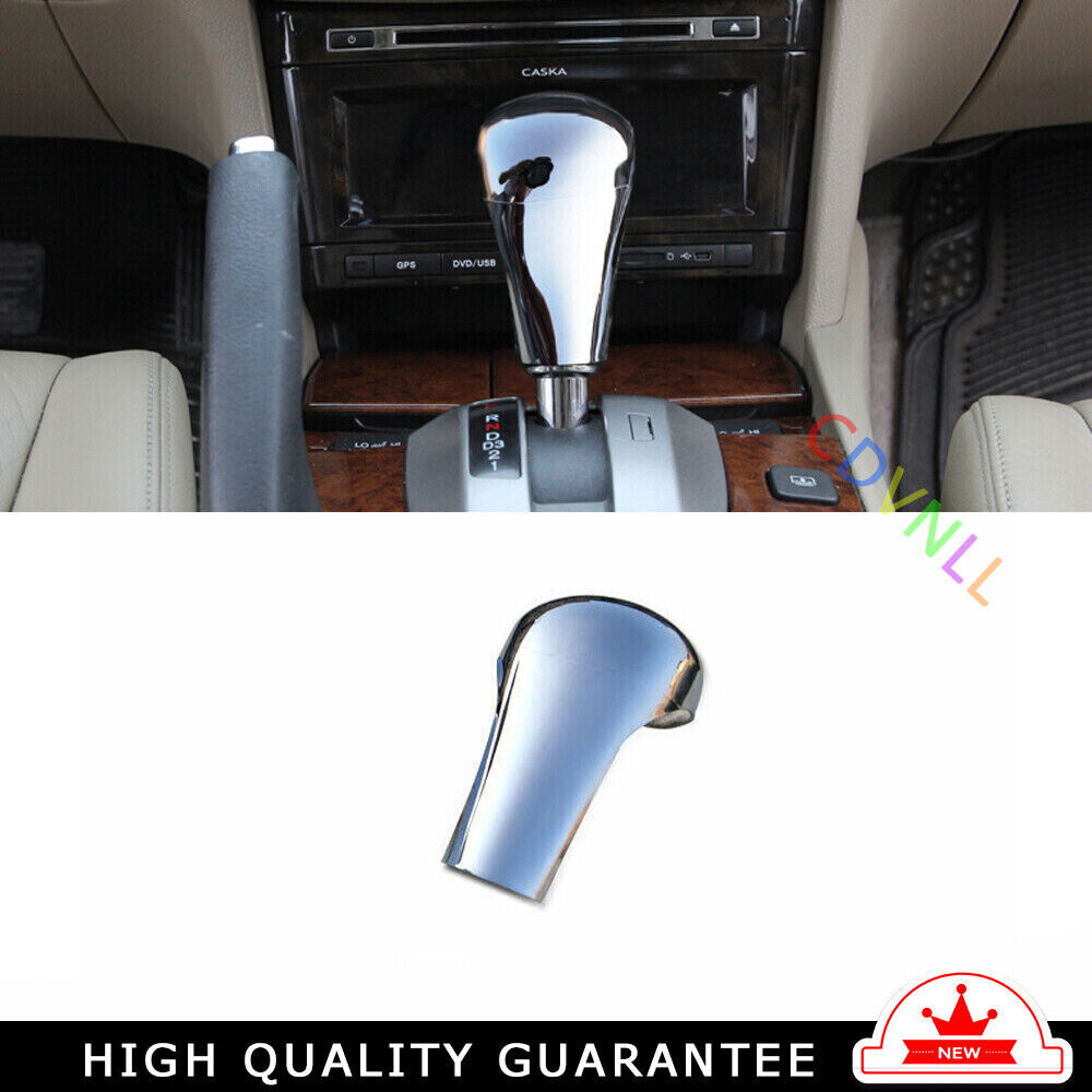 Gear Shift Knob Head Cover Trim for Honda Accord Crosstour 8th 2008-2013 Chrome