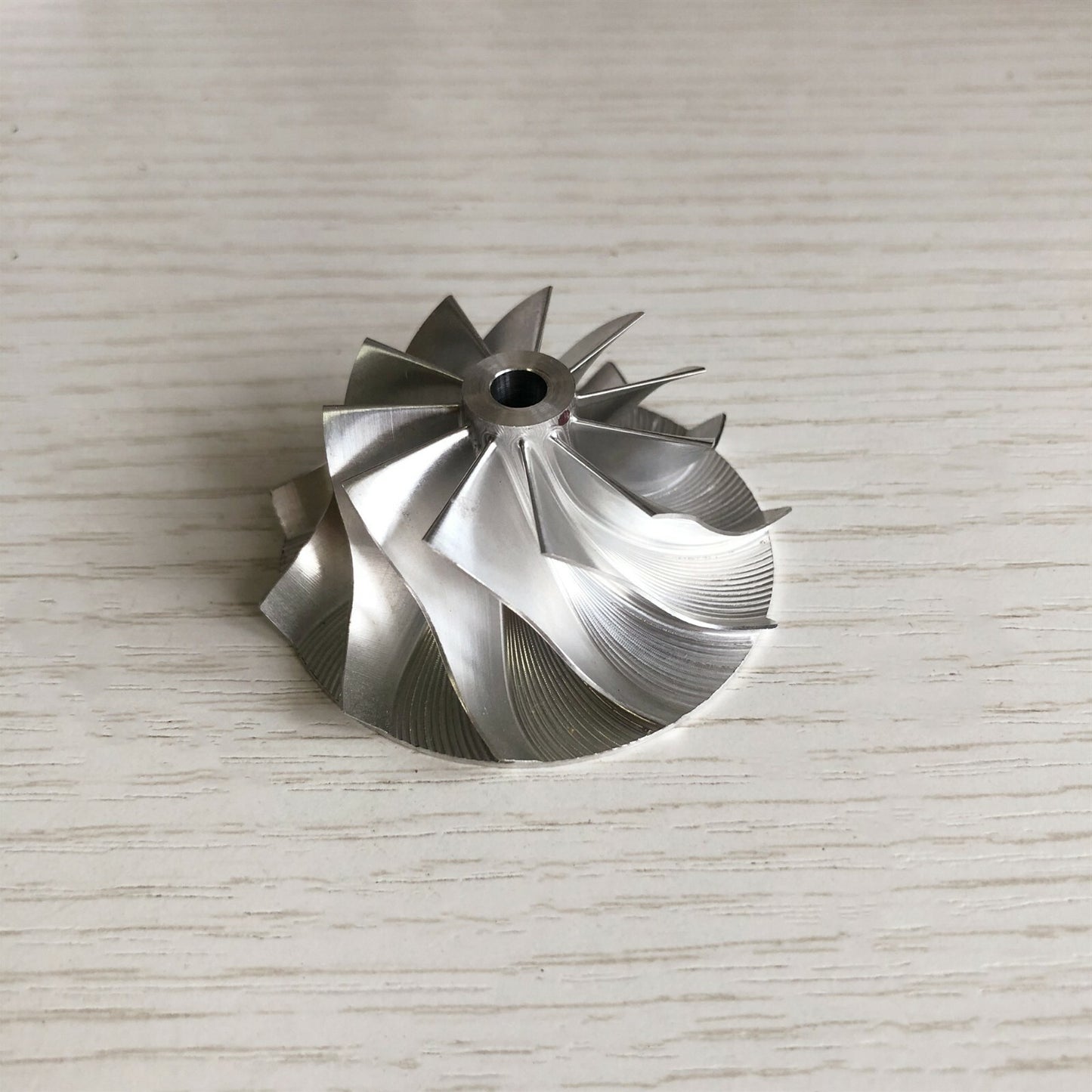 TD04 49171-41410 34.82/49.00mm 11+0 Blade Performance Steel Billet Compressor Wheel