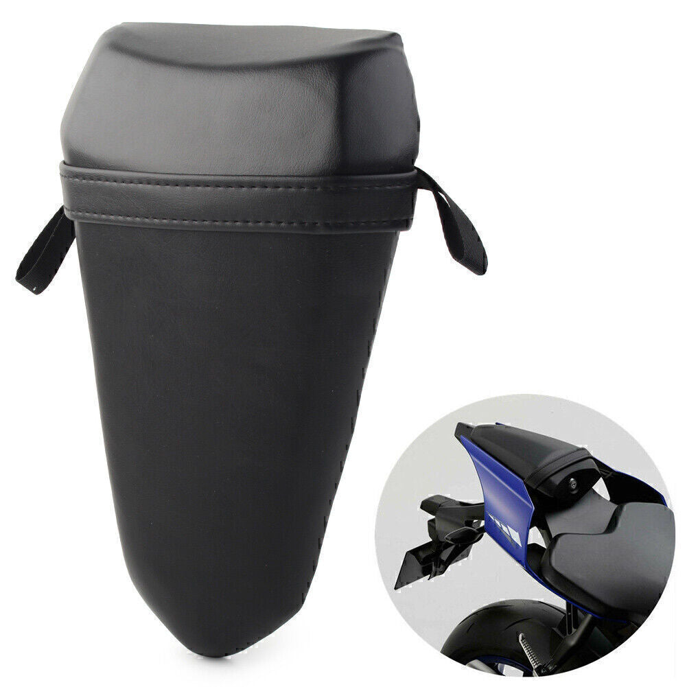 Black Rear Pillion Passenger Tandem for Seat for Yamaha YZFR1 2015-19 YZF R6 2017-19
