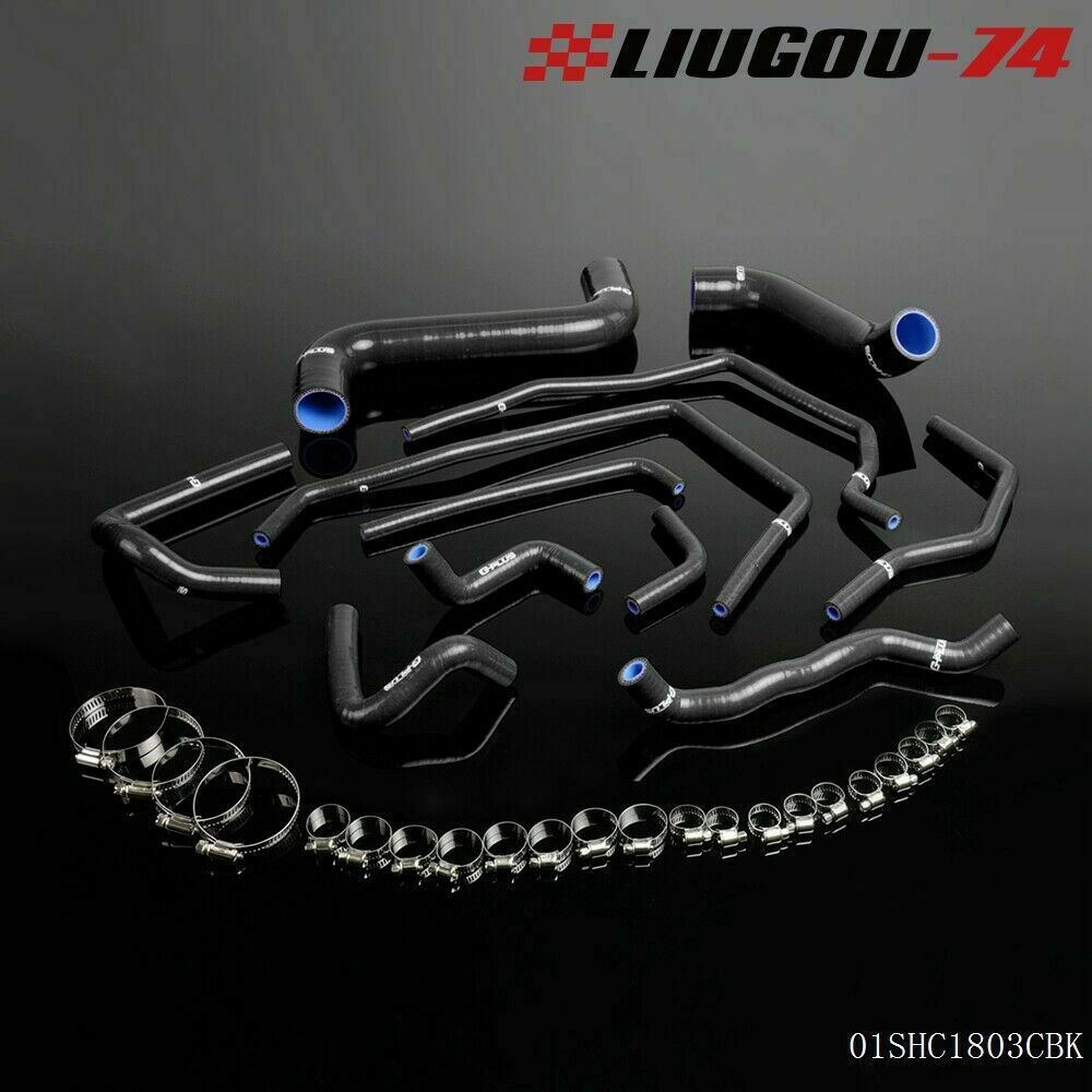 Suitable for 02-06 for Subaru Impreza WRX/STi GDA/GDB EJ207 silicone radiator hose kit LJ