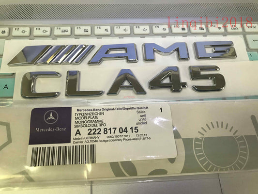 2018  CLA45 + AMG Rear Trunk Emblem Decal Badge FOR AMG CLA45