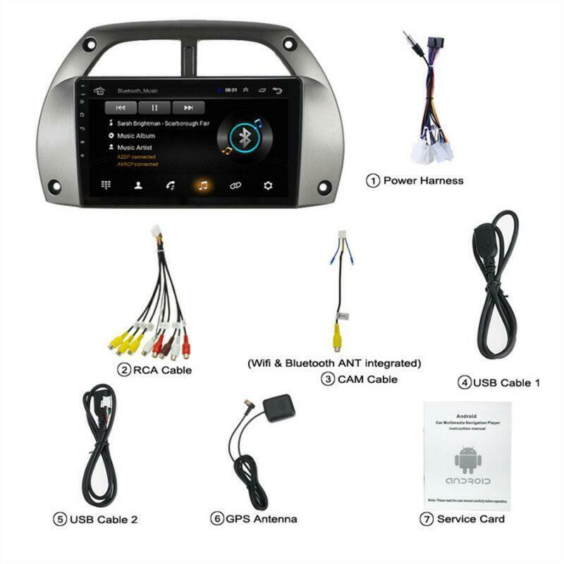 9 Android 10 Radio Stereo Player for Toyota RAV4 2001 - 2006