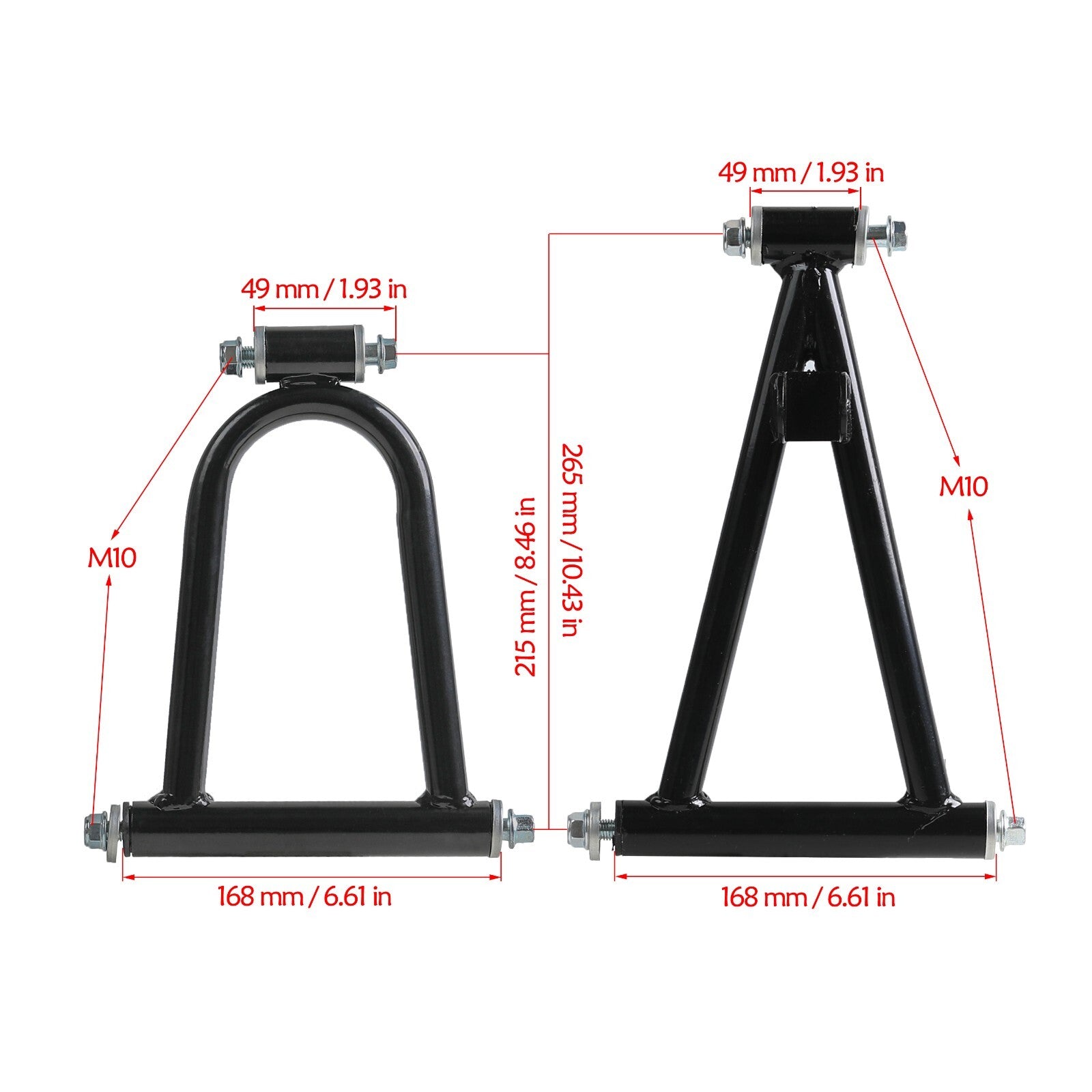Front shock absorber rocker arm assembly suitable for all-terrain vehicles, four-wheeled bicycles, off-road vehicles, go-karts
