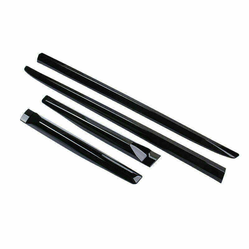 for Toyota Prado FJ150 2010-21 Black Body Side Door Molding Cover Decor Trim 4P