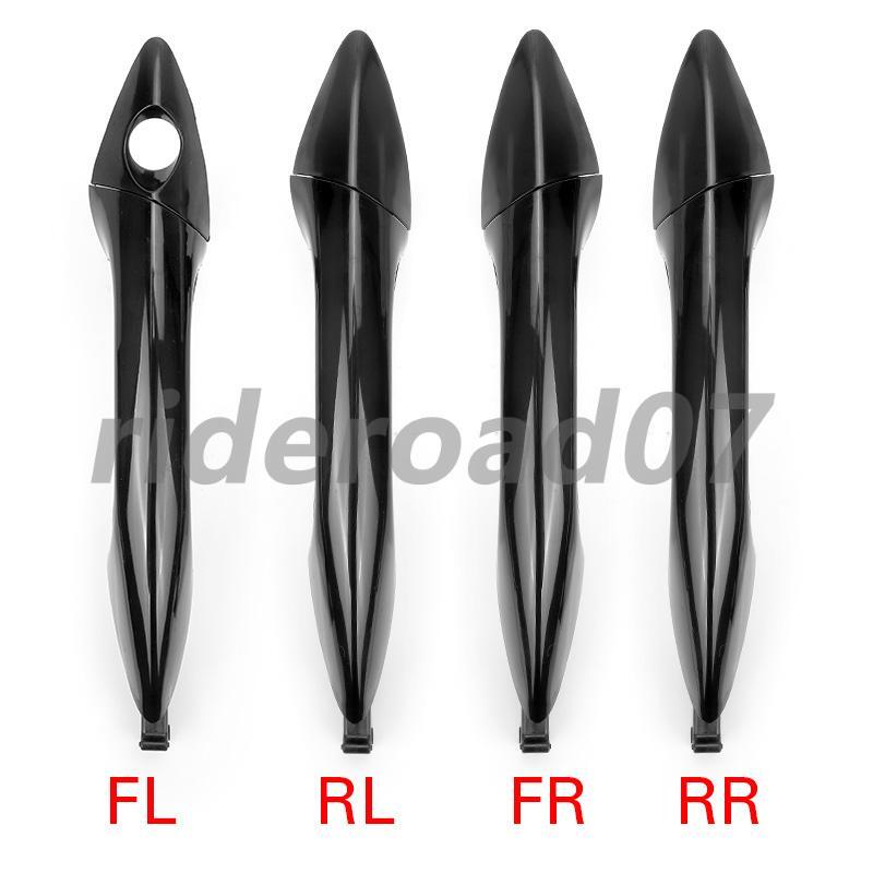 4PCS Exterior Outside Door Handle Front Rear Set for Hyundai for Elantra 2011-2016