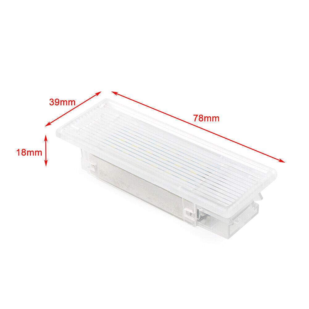 Fit for BMW F20 F21 F30 F31 F32 F15 X5 X6 2x LED Door Courtesy Footwell White Light