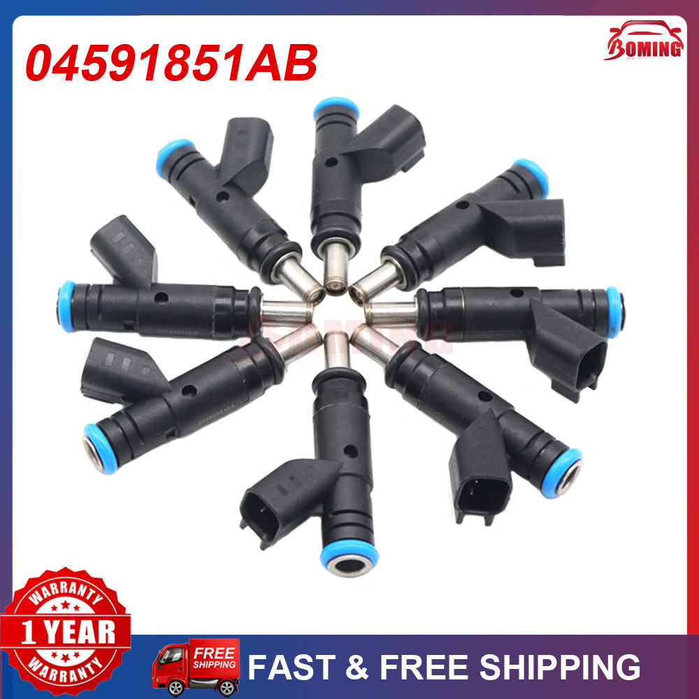 (8pcs) Fuel Injectors for Dodge Charger Durango for Ram 1500 for Chrysler 300 04591851AB