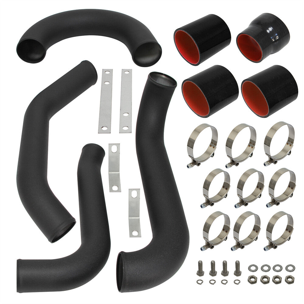 Intercooler Piping Kit for Toyota Supra JZA80 2JZ GTE TURBO 1993-1998 Black