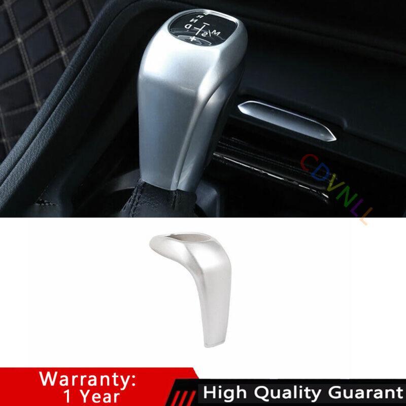 Fit for BMW X1 F48 2016-2019 Matte Silver Car Gear Shift Knob Head Cover Trim 1