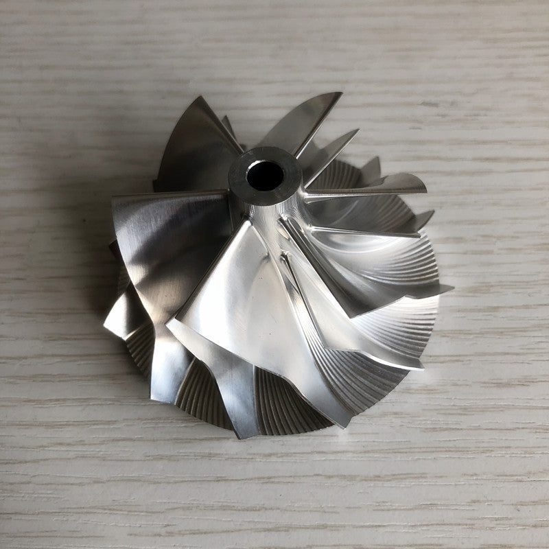 GT3576 57.00/70.98 mm 6+6 Blade High-Performance Turbine Billet Compressor Wheel