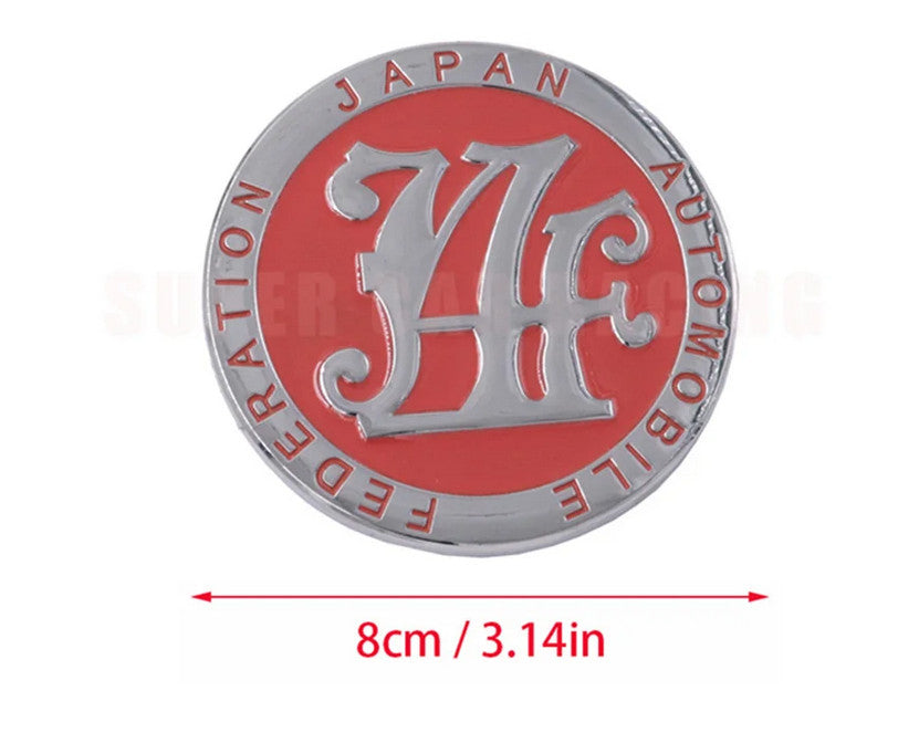 4x69mm Working Emotion Wheel Center Cap Hub Cap Edge Cap Badge Black Red