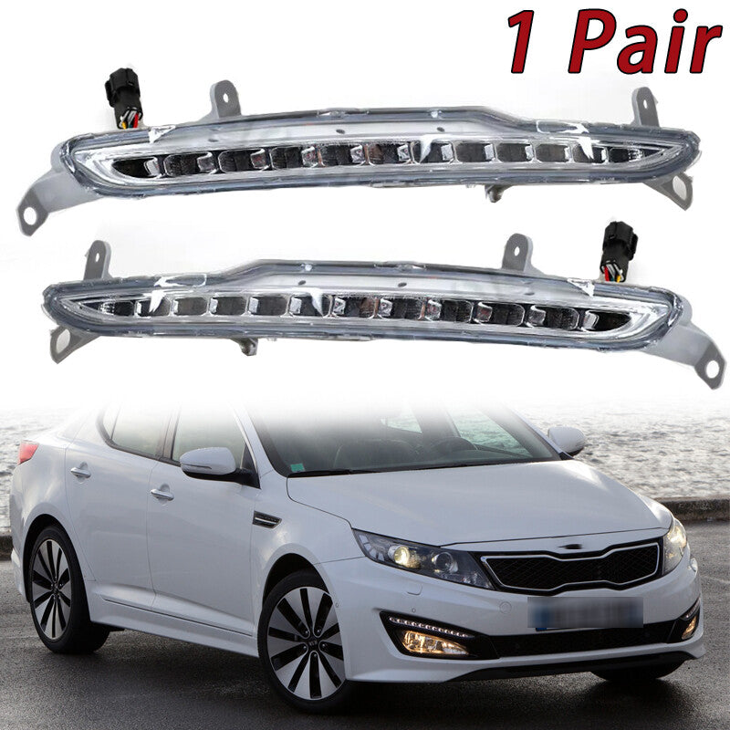 LHRH LED front fog lights and daytime running lights are suitable for Kia K5 Optima 2011-2014.