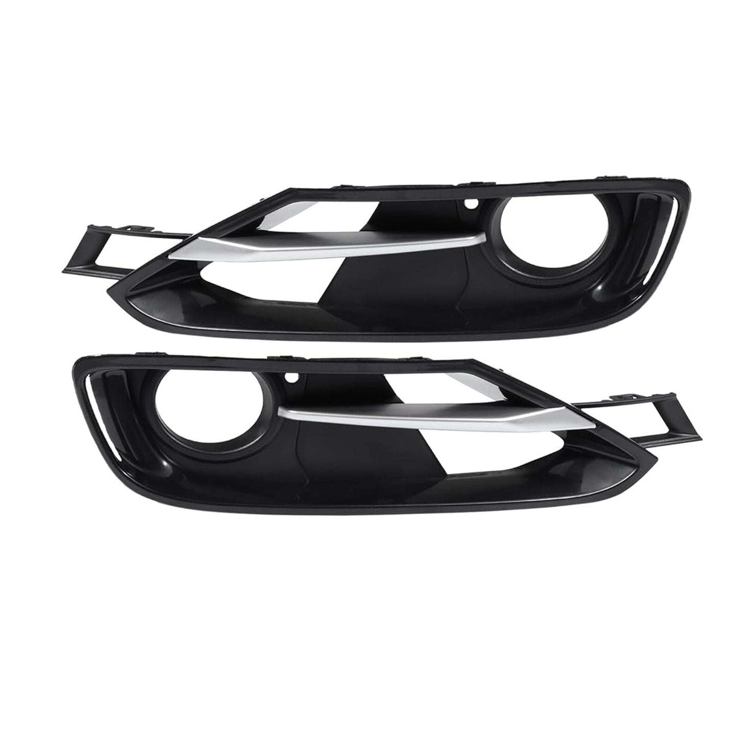 Front bumper fog light grille with chrome cover trim suitable for BMW 3 Series F30 F31 12-15