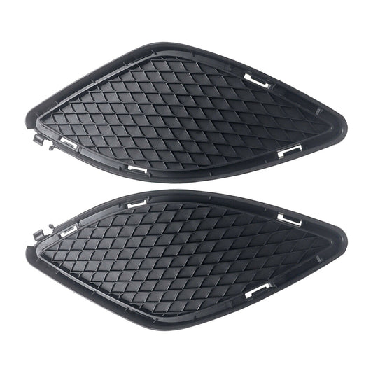 Pair of Front Bumper Mesh Grille Grids Fits 2014-16 for Mercedes-Benz W117 CLA-Class