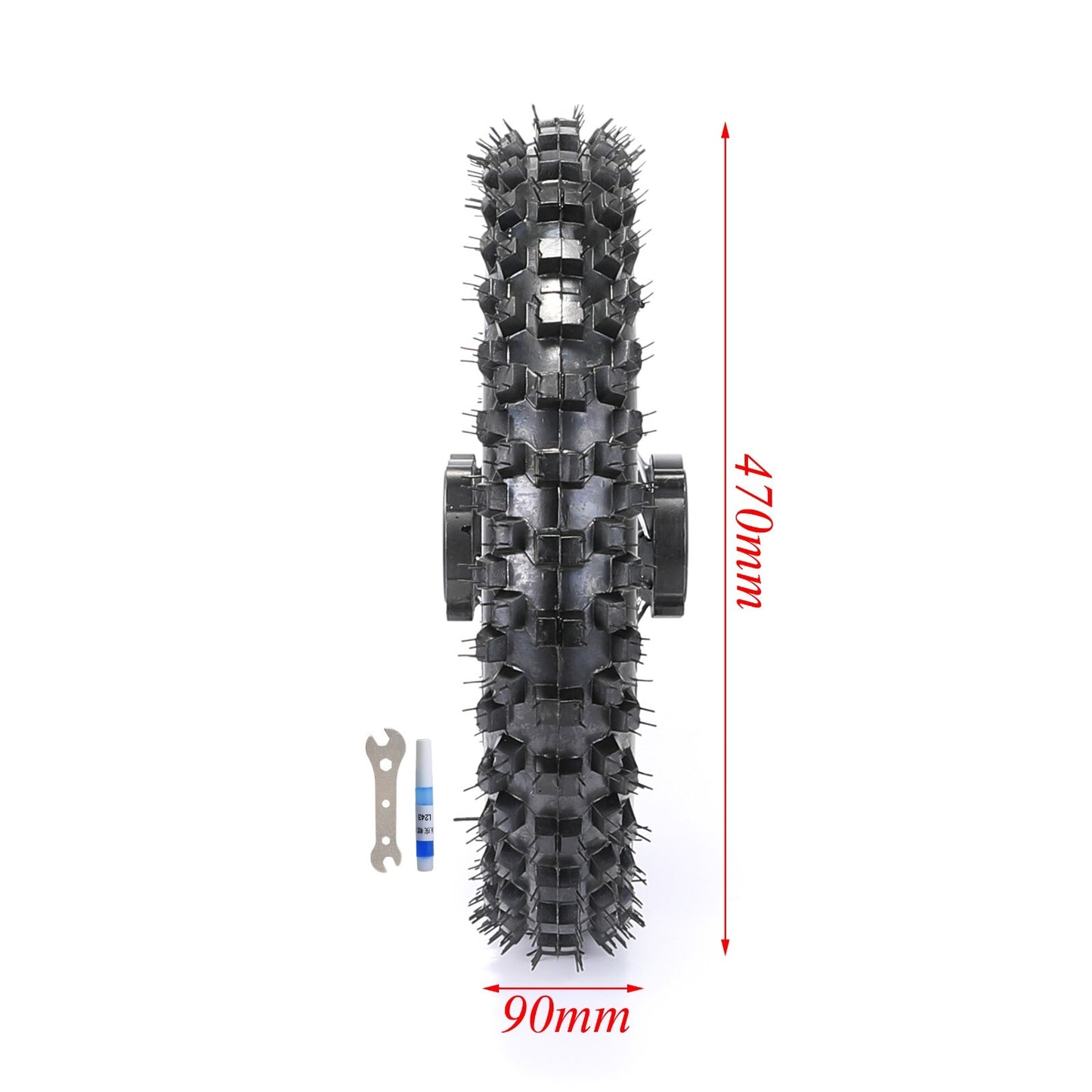 12-inch rear shock absorber, swingarm, 80/100-12 tire, tire groove, bicycle, Taodao, 110cc, 125cc, 140cc