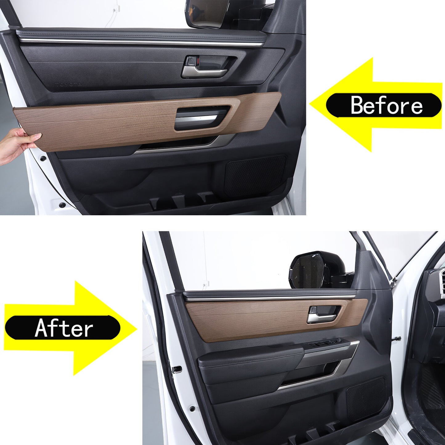 Matte black taillight bezel cover for Ford Maverick 2022-2023