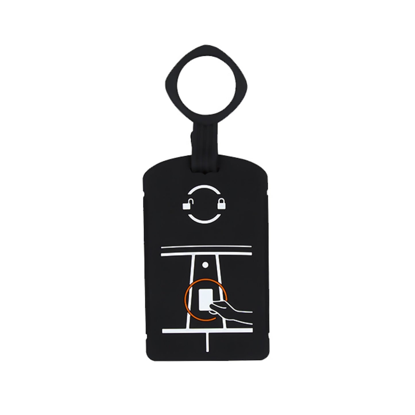 Black Silicone Key Card Case Protective Cover Replacement for Tesla Model 3 Y