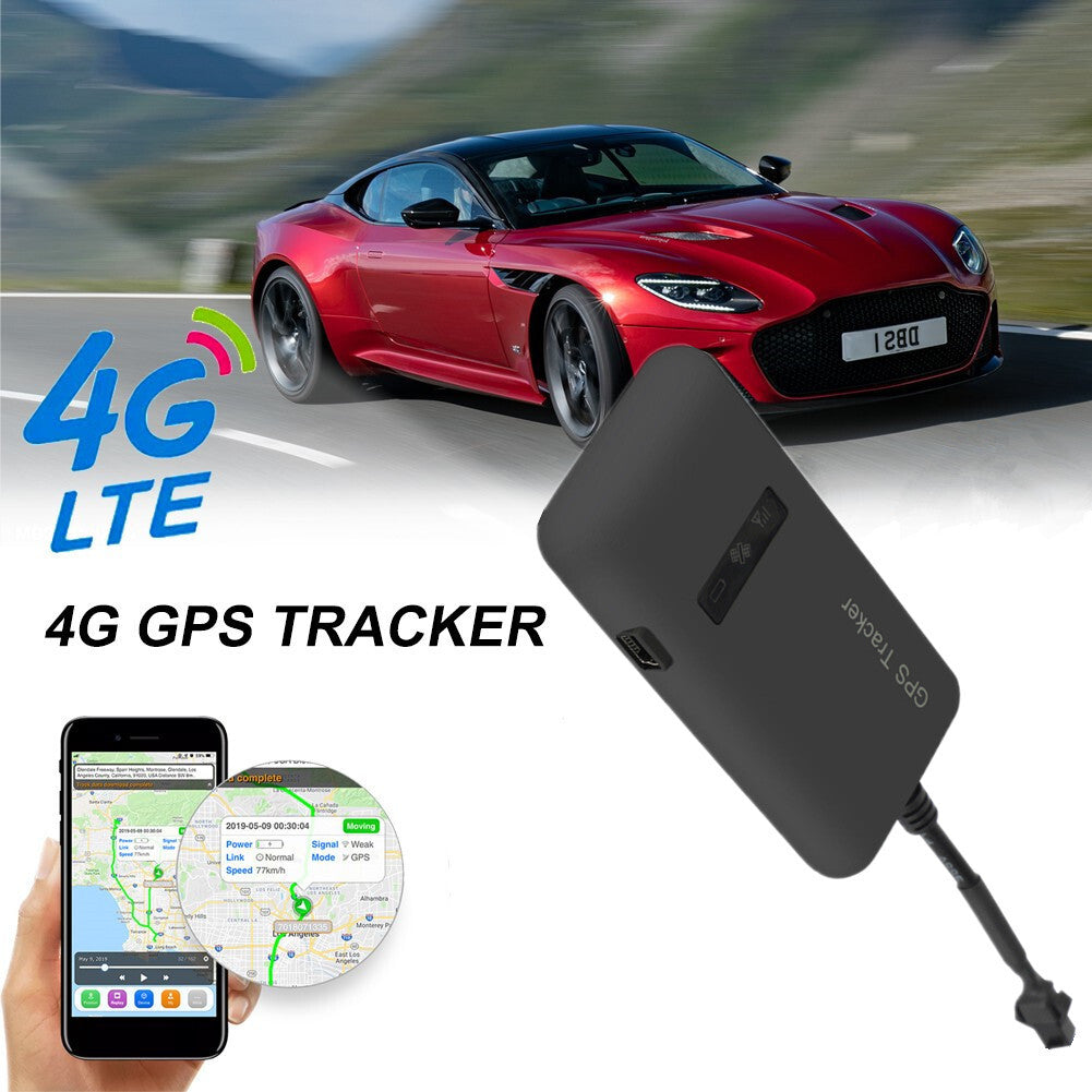 Car 4G GSM GPRS GPS Anti-Theft Tracker Vehicle Real Time Network Locator Device