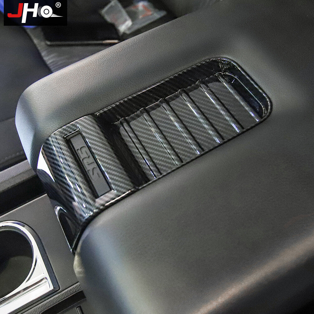 Carbon Fiber Car Central Armrest Cover Storage Box Trim for Toyota Tundra 14-21