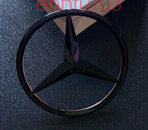 FOR NEW C Class W204 2008-14 Rear Boot Lid Badge Star - Gloss Black A2047580058